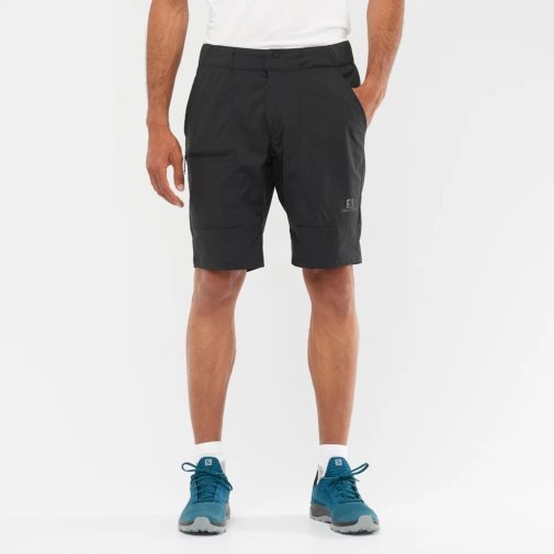 Black Salomon Outrack Men's Shorts | IE DO6829